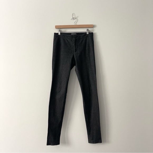 Vince Women's Ski Pant Skinny Ankle Gray Denim Stretch Size 4 - Picture 2 of 10